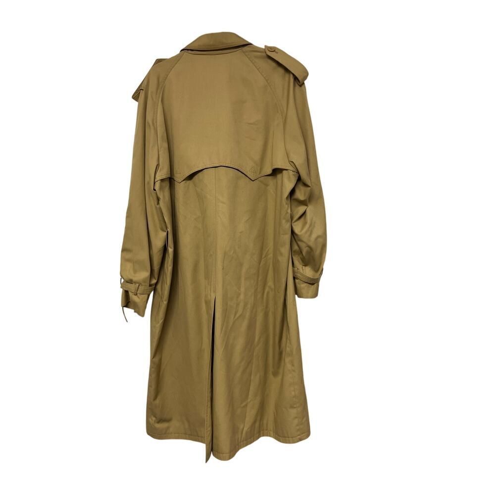 YVES SAINT LAURENT VINTAGE TRENCHCOAT WITH PLAID INTERIOR SIZE 54 EU SIZE L USA - Picture 6 of 15